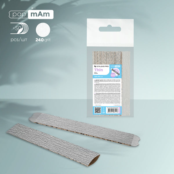 STALEKS SMART 20 Disposable files papmAm for straight nail file